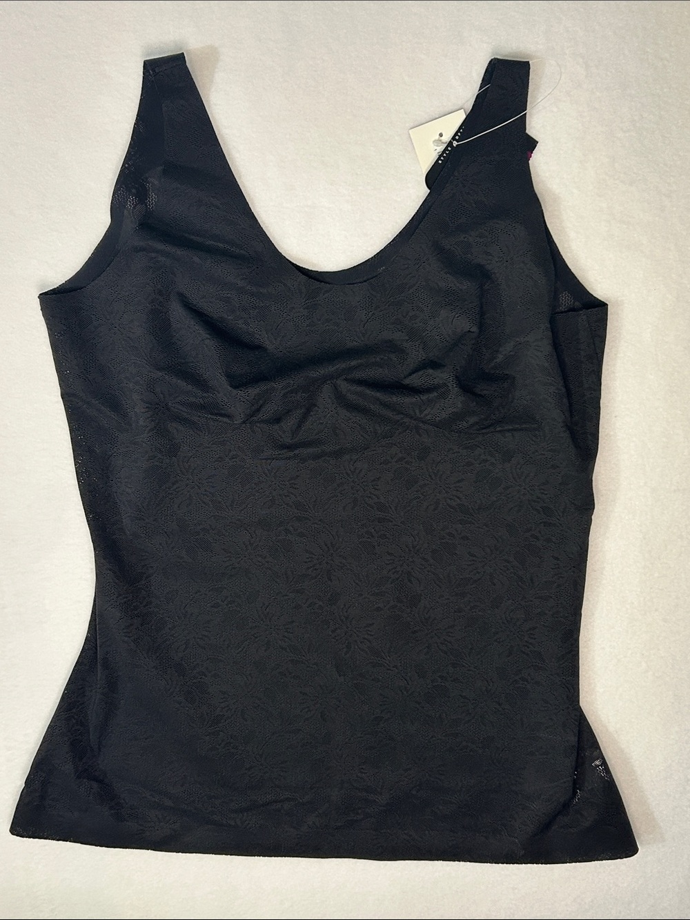 Bali Easylite Lace Tank Black 2XL Firm Control
